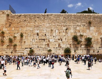 Miniatura: Krok od tragedii w Jerozolimie. Ze Ściany...