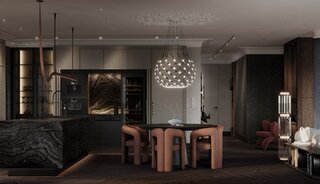 Apartament z widokiem na park, projekt Modeko Studio