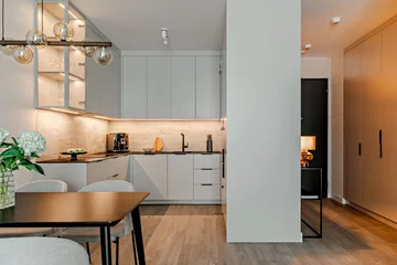 Miękka nowoczesność. Projekt: Deer Design 