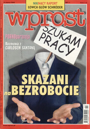 Okładka tygodnika Wprost nr 11/2000 (902)
