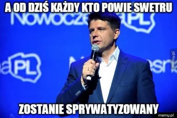 Mem z Ryszardem Petru 