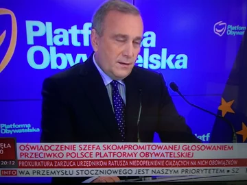 Pasek TVP za czasów prezesury Jacka Kurskiego 