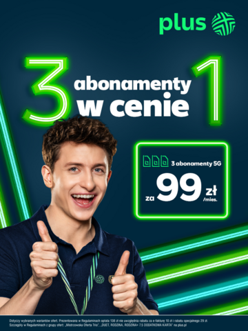 Trzy abonamenty w&nbsp;cenie jednego