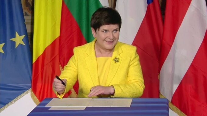 Premier Beata Szydło podpisała Deklarację Rzymską