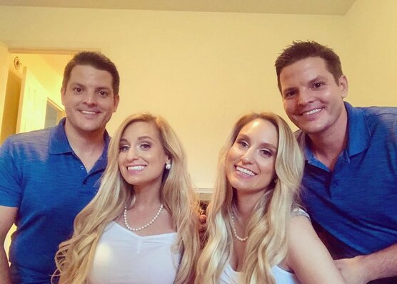 Miniatura: Siostry bliźniaczki wyszły za maż za braci...