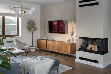 Jasne wnętrza domu zaprojektowanego przez Musiał Studio 