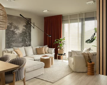 Jasne wnętrze, proj. FABRYK ART 