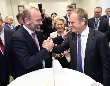 Miniatura: Wymowne zdjęcie po spotkaniu Weber-Tusk....