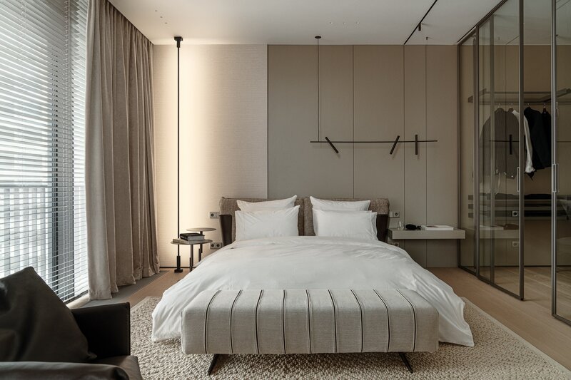 Apartament jak butikowy hotel, projekt Bajer Sokół Team