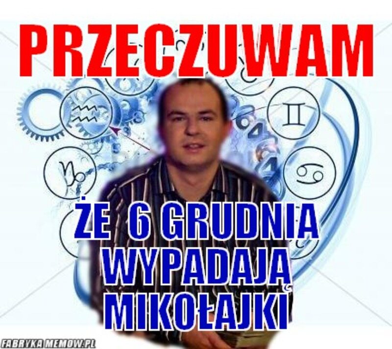Mem z okazji Mikołajek 