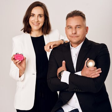 Vladimir Cuturilo, General Manager FOREO Eastern Europe, i&nbsp;Marta Paszta, Business Development Manager FOREO Eastern Europe