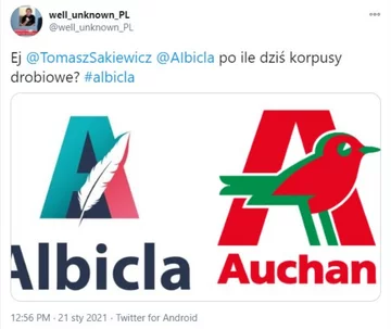 Mem podsumowujący start serwisu Albicla 