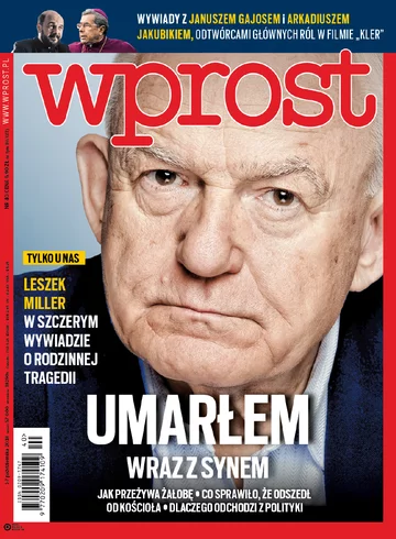 Okładka tygodnika Wprost nr 40/2018 (1855)