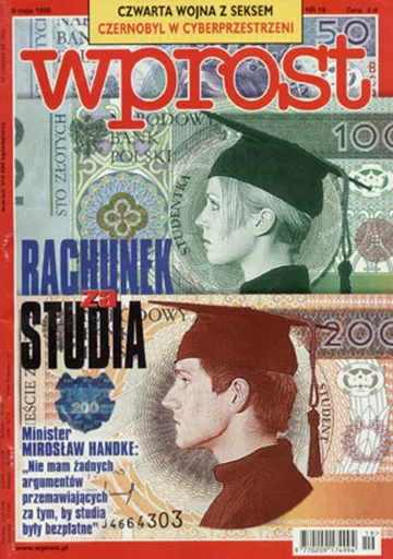 Okładka tygodnika Wprost nr 19/1999 (858)