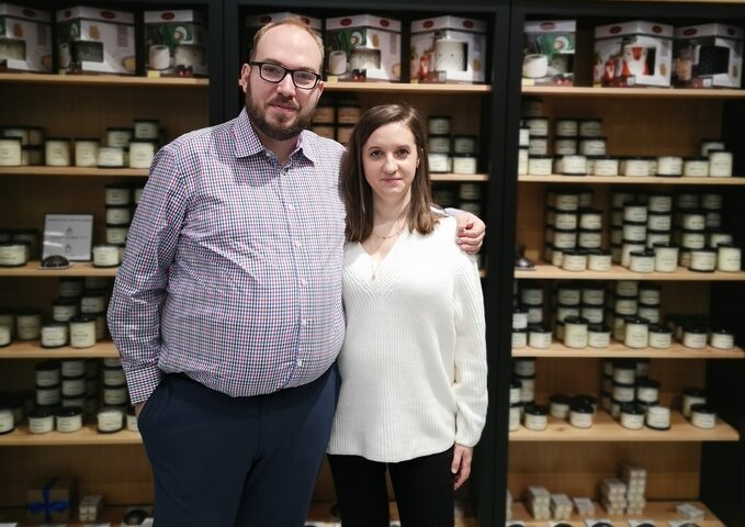 Mateusz Dudek i Ewelina Leszko, twórcy marki Domkove