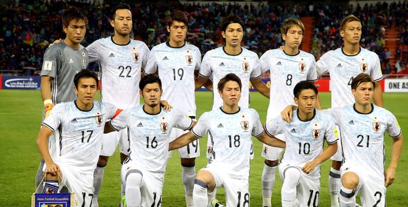 Miniatura: Reprezentacja Japonii w piłce nożnej