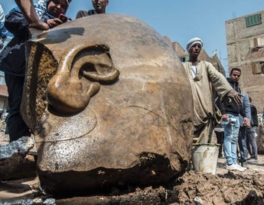 Miniatura: Znaleziono posąg faraona, który rządził...