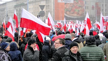 Uczestnicy Marszu Niepodległości 