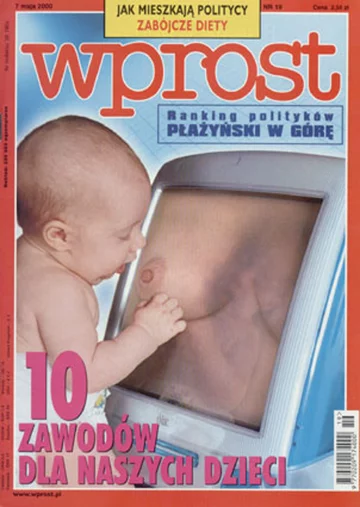 Okładka tygodnika Wprost nr 19/2000 (910)