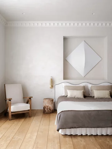 Przytulne mieszkanie w stylu naturalnego minimalizmu, projekt ECRU Studio Dinesen, ecru, minimalizm