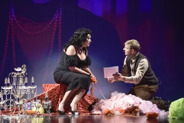 A.Węgorzewska i R.Zawierucha Węgorzewska w roli Węgorzewskiej