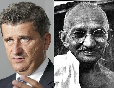Miniatura: Palikot porównuje swoją partię do Gandhiego