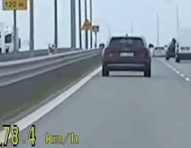 Miniatura: Piracka jazda na S7. Pędził niemal 200...