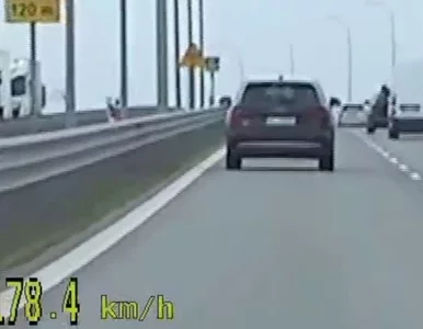 Miniatura: Piracka jazda na S7. Pędził niemal 200...