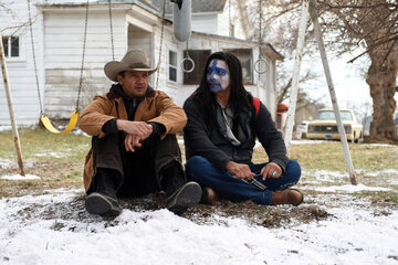 kadr z&nbsp;filmu "Wind River" (2017)