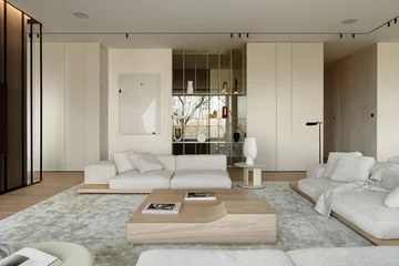 Apartament jak butikowy hotel, projekt Bajer Sokół Team 