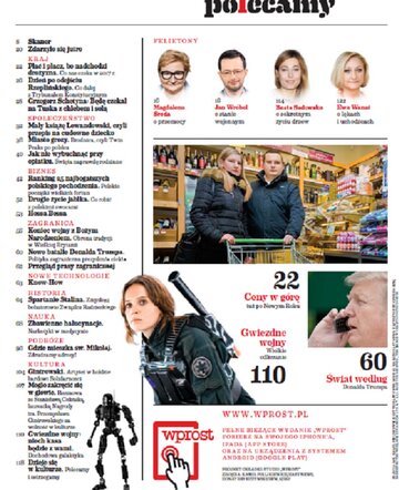 Spis treści Wprost nr 50/2016