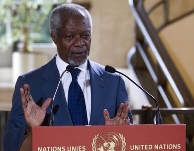 Miniatura: Kofi Annan: tylko ja mogę zapobiec wojnie...