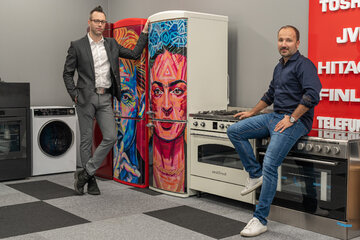 Rafał Darecki i&nbsp;Andrzej Krop z&nbsp;firmy Vestel