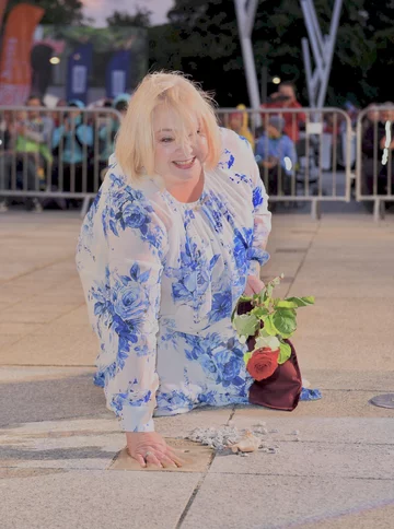 Anna Gornostaj w Alei Gwiazd Anna Gornostaj 35 -lecie pracy artystycznej