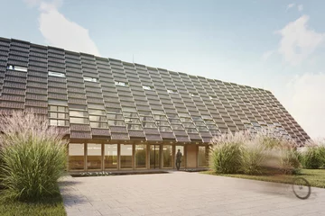 Biurowiec o drewnianej konstrukcji, projekt Mjölk architekti Linka, Mjolk, biurowiec, konstrukcja, drewniana