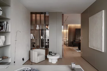 Apartament jak butikowy hotel, projekt Bajer Sokół Team 