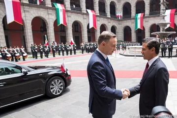 Ceremonia powitania Andrzeja Dudy 