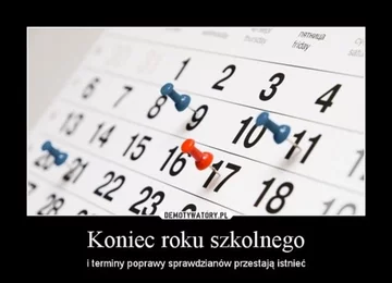 Zakończenie roku szkolnego - okolicznościowe memy 