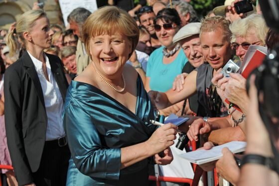 Angela Merkel (fot.EPA/Marc Mueller)