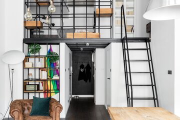 Mały loft z&nbsp;Krakowie, proj. Magdalena Załoga