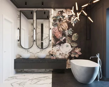 Dom z basenem, proj. Mikołajska Studio 