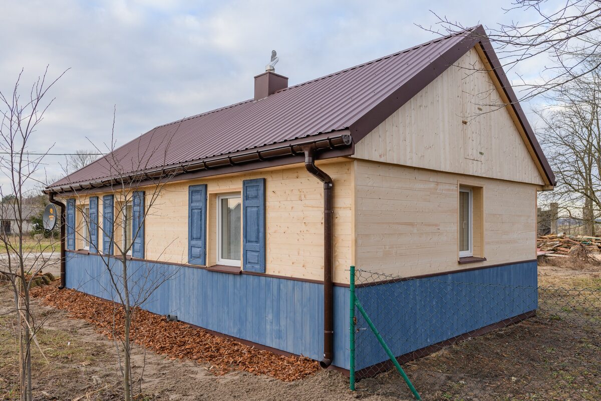Dom we wsi Kopytnik po remoncie ekipy „Nasz Nowy Dom” 