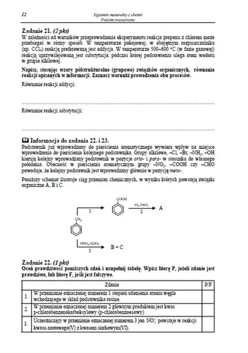 Matura 2013. Arkusz maturalny z chemii. Poziom rozszerzony (fot.CKE)