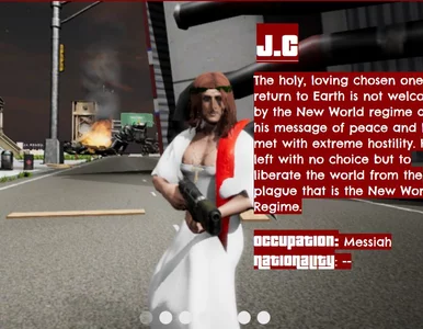 Miniatura: Jezus, Hitler i Trump strzelający do...