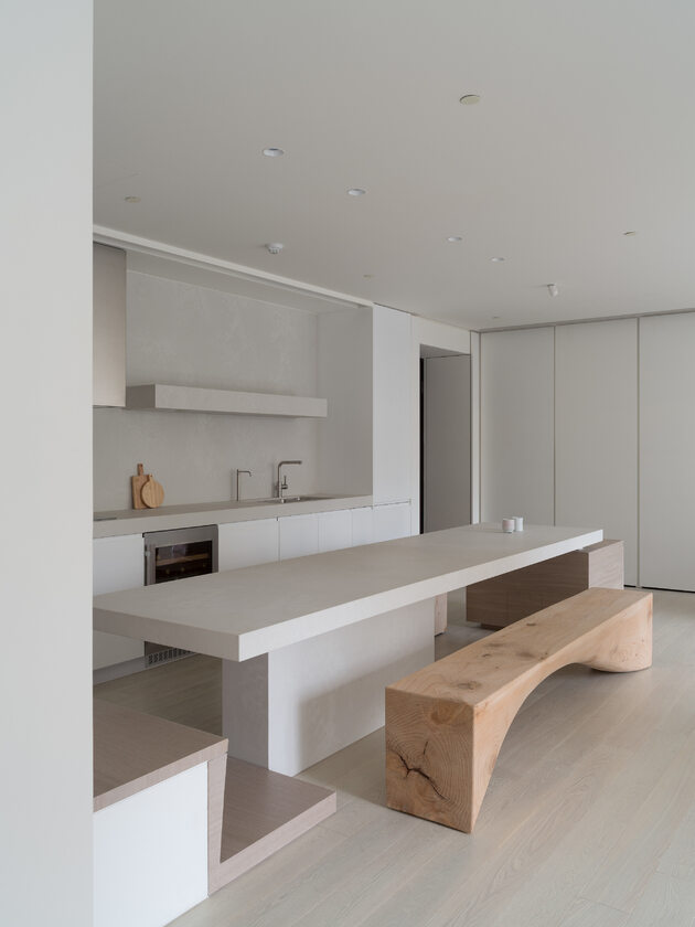 Minimalistyczny apartament, projekt Marty Chou Architecture v2com, 4954-01