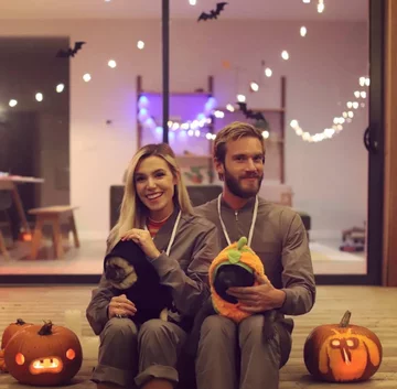 PewDiePie i Marzia Kjellberg 