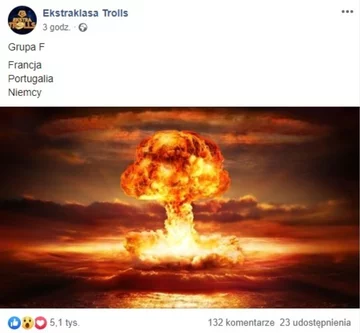 Mem po losowaniu grup Euro 2020 