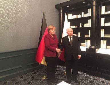 Kaczyński po spotkaniu z Merkel: Można mówić o pewnym postępie,...