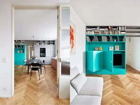 Miniatura: Ma 77 m², ale wnętrze wydaje się większe....
