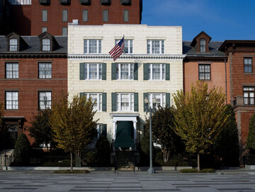 Blair House, widok od&nbsp;frontu